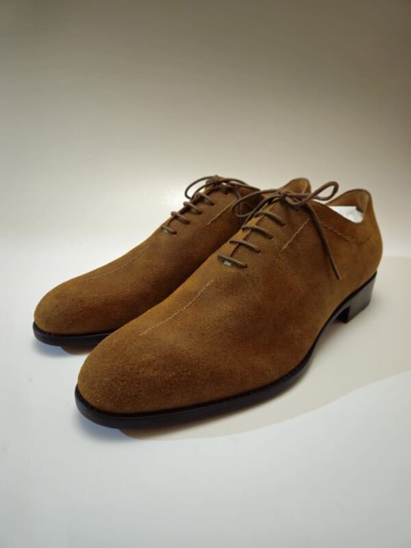 SUEDE LACE-UP DERBY SHOES