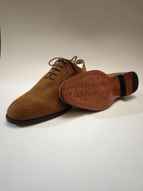 SUEDE LACE-UP DERBY SHOES
