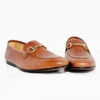 TAN LEATHER HORSEBIT LOAFERS