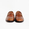 TAN LEATHER HORSEBIT LOAFERS